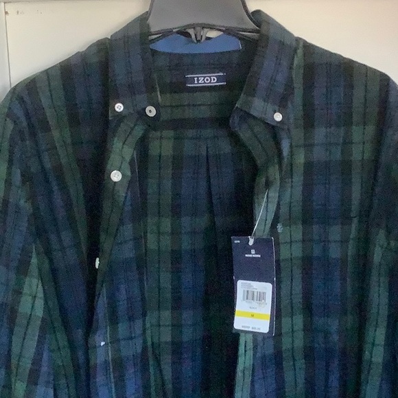 Izod Other - Izod Casual Green and Black Button Down Shirt
